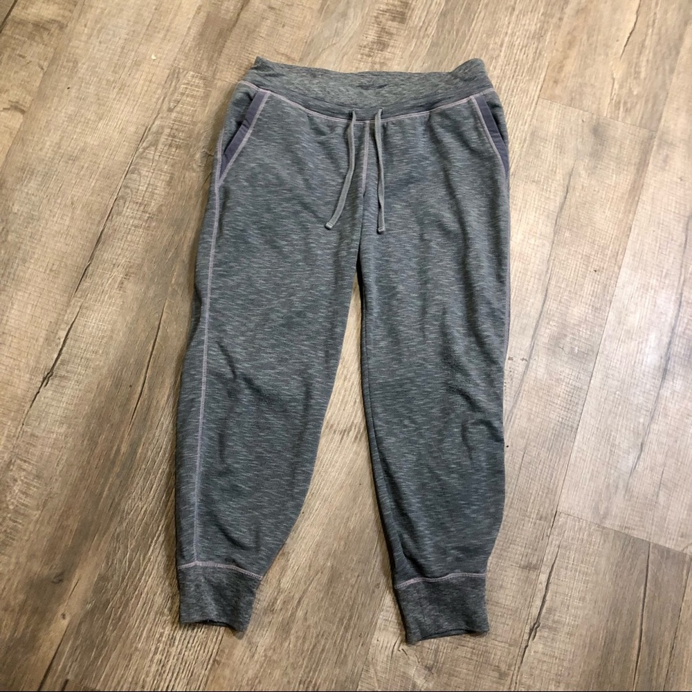 Athleta Womens Active Joggers - Grey & Pink - Size XS